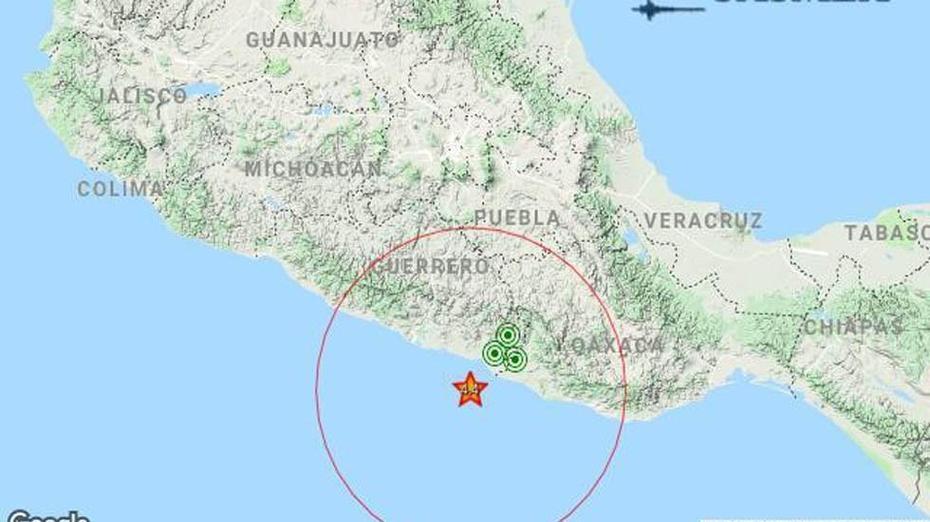 Se Registra Sismo Magnitud 4.4 En Ometepec, Guerrero, Ometepec, Mexico, Iztapalapa Mexico, Culiacan Mexico