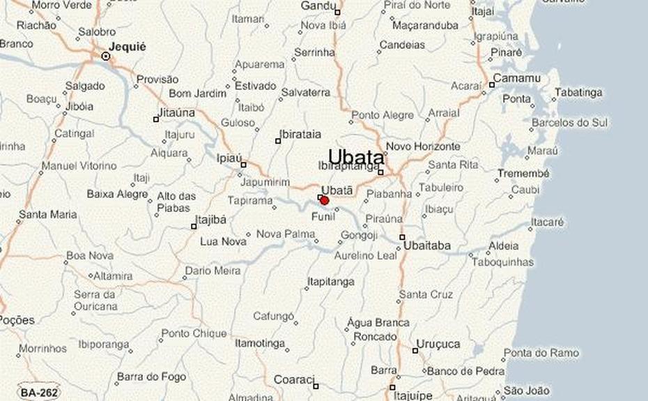 Ubata Location Guide, Ubatã, Brazil, Brazil  Printable, Simple Brazil