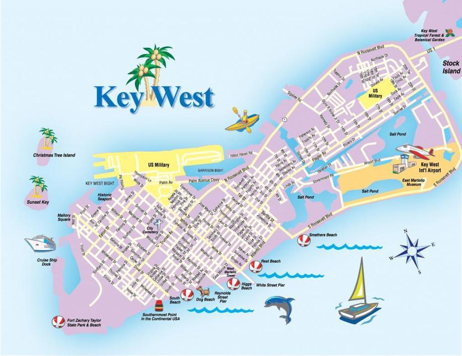 United States  With Scale, United States Geographic, Key West, Key West, United States