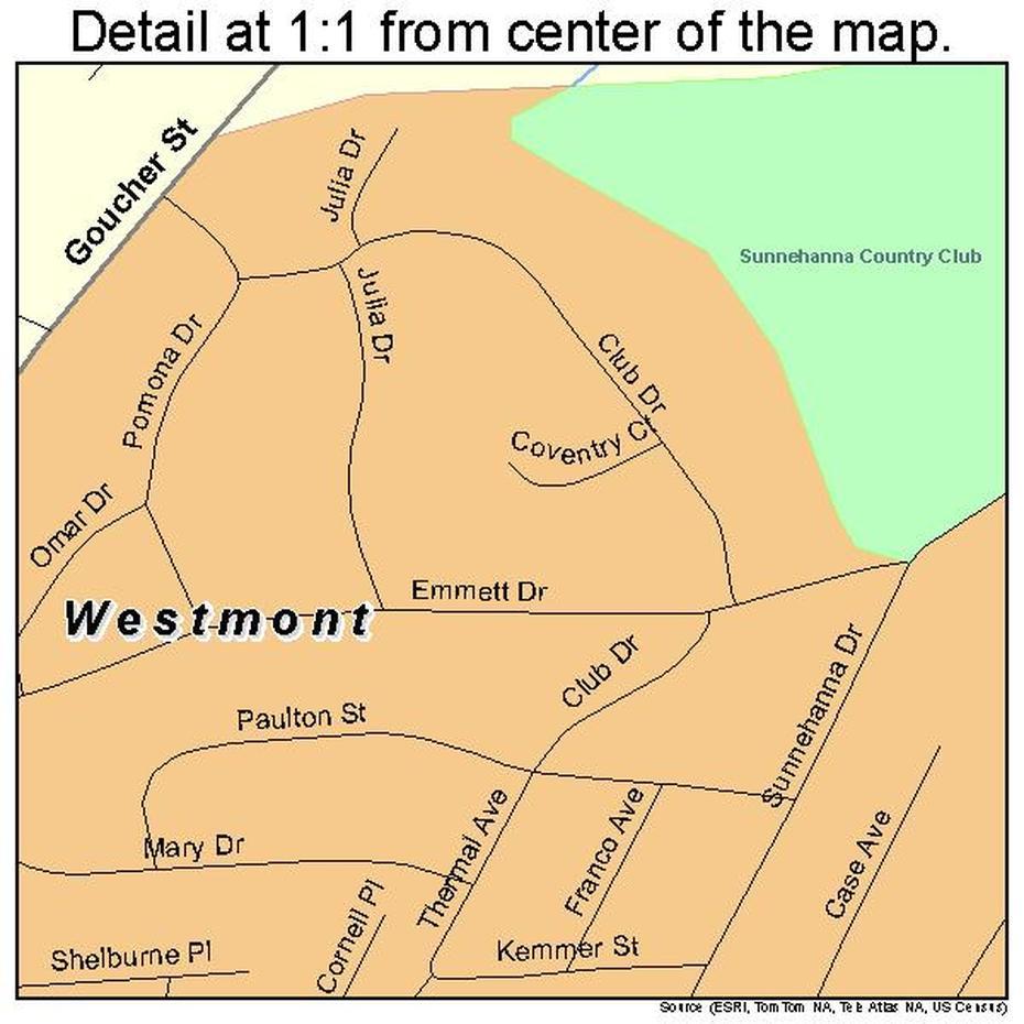 Westmont Pennsylvania Street Map 4283584, Westmont, United States, Westmont Pa, Palatine Il