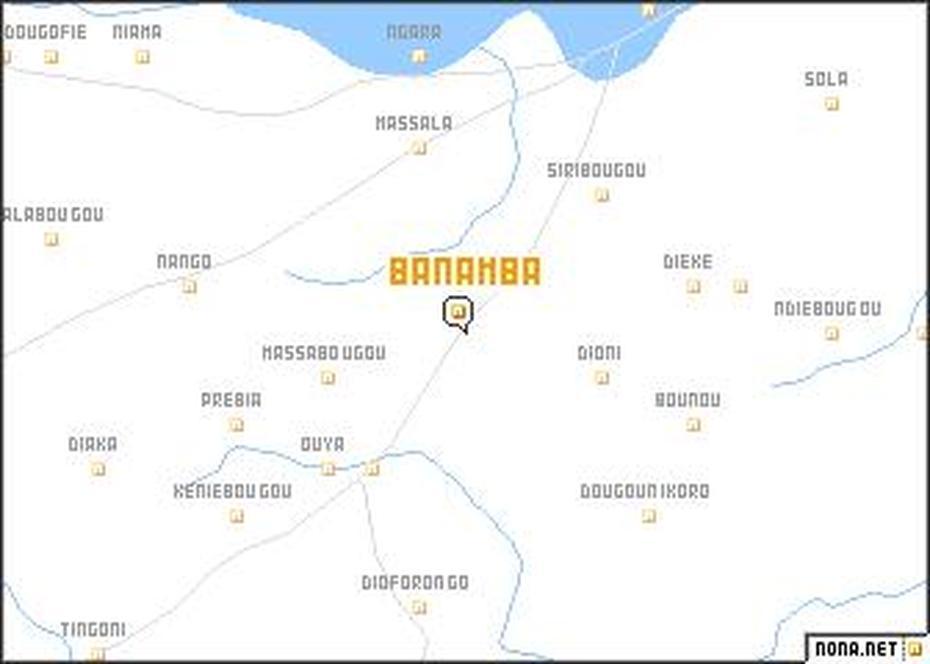 Banamba (Mali) Map – Nona, Banamba, Mali, Timbuktu Mali, Mali Capital