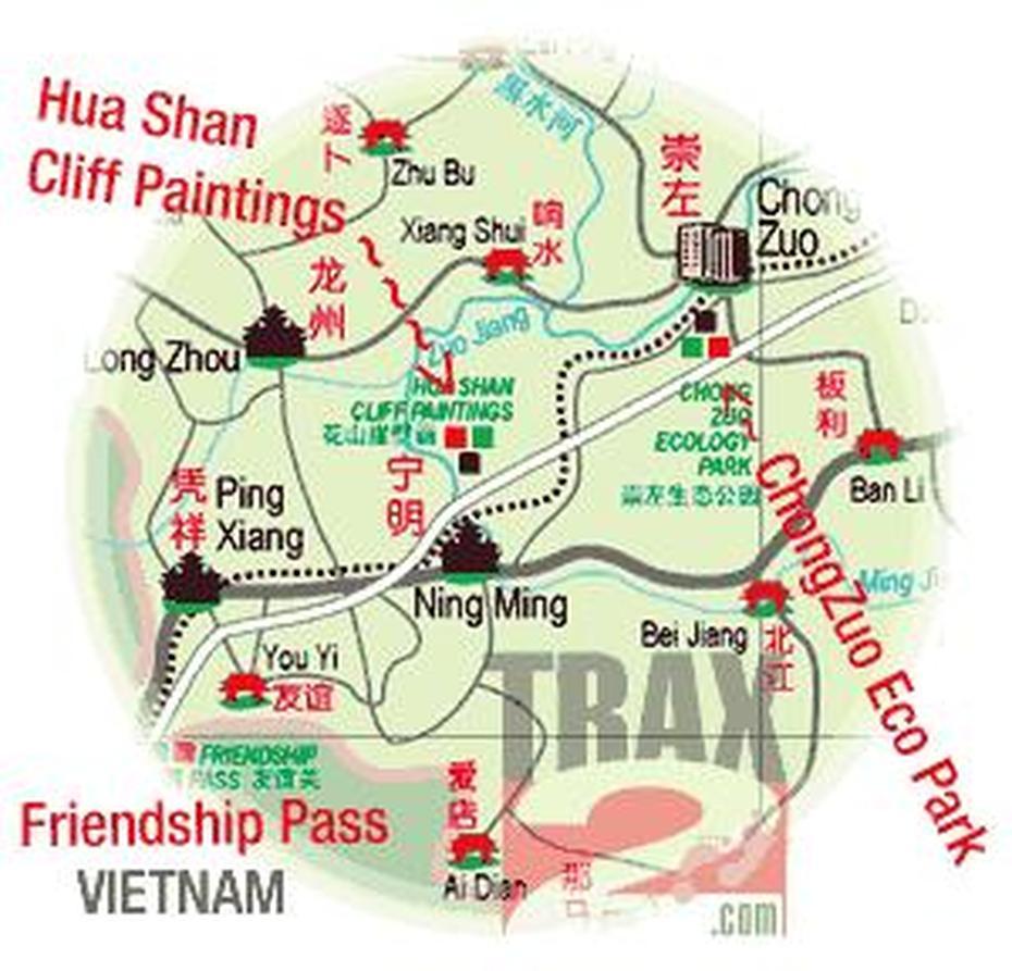 Chongzuo Eco Park Looking For White Head Langurs (Monkeys) – Panorama #076, Chongzuo, China, Ban Gioc  Waterfall, Shilin Stone Forest China