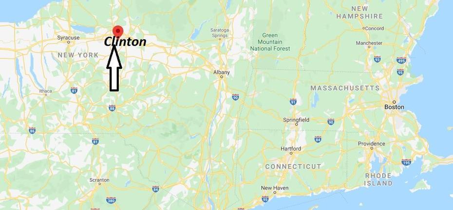 Where Is Clinton, New York? What County Is Clinton Ny In? | Where Is Map, Clinton, United States, United States Bill Clinton, United States Oath