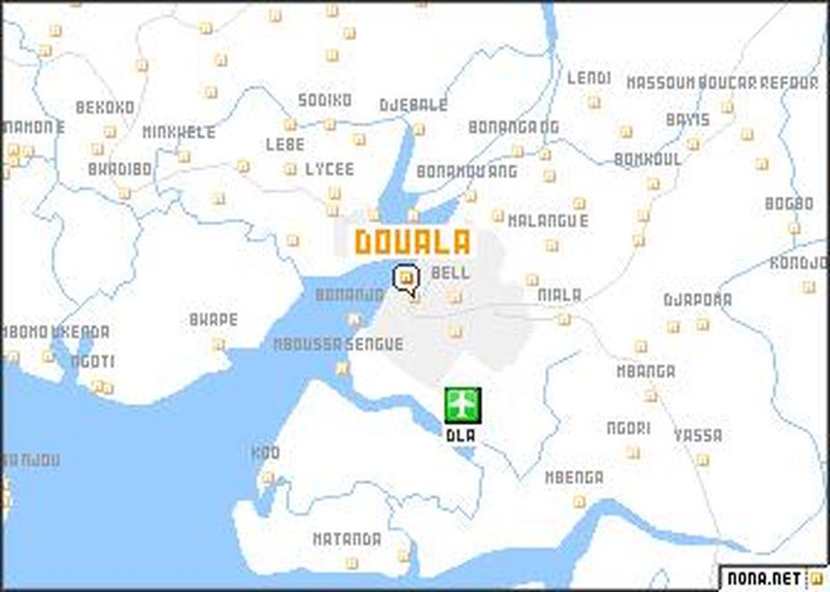 Douala Cameroon Map, Douala, Cameroon, Douala Cameroon Africa, Cameroon River