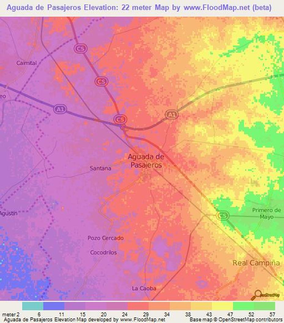 Elevation Of Aguada De Pasajeros,Cuba Elevation Map, Topography, Contour, Aguada De Pasajeros, Cuba, Gentilicio De Aguada, Coches De Caballos