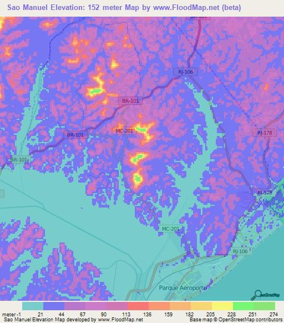 Elevation Of Sao Manuel,Brazil Elevation Map, Topography, Contour, São Manuel, Brazil, Brazil Geography, Aa