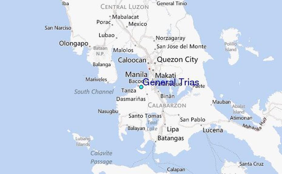 General Trias Tide Station Location Guide, General Trias, Philippines, Amaia Scapes General Trias, General Trias City