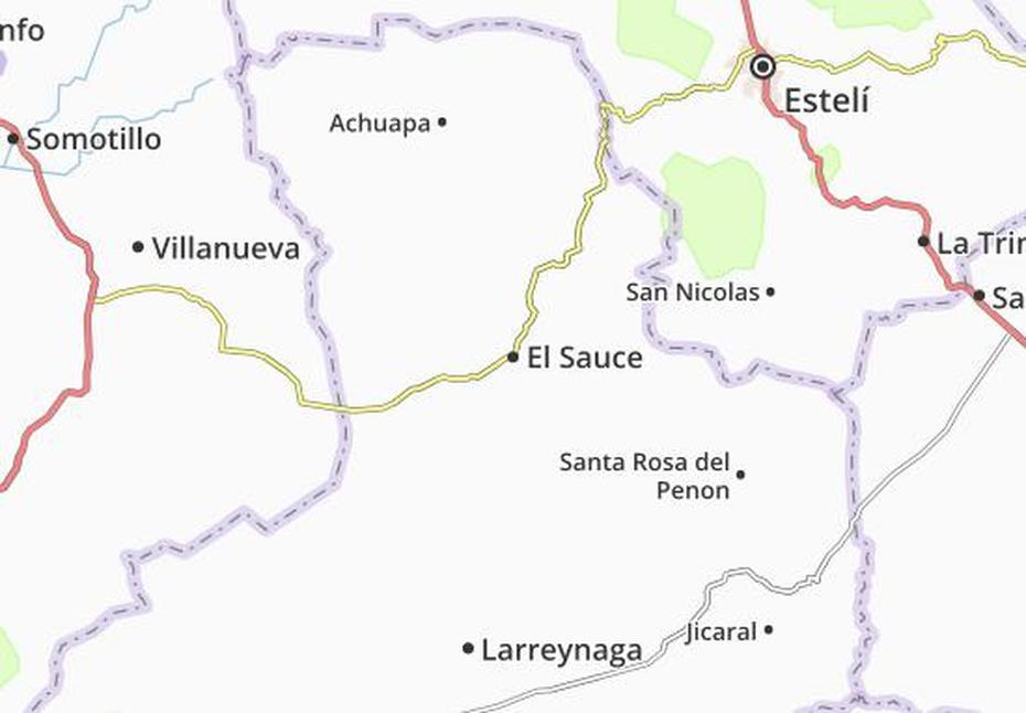 Michelin El Sauce Map – Viamichelin, El Sauce, Nicaragua, El Penon Nicaragua, Fotos De Sauces