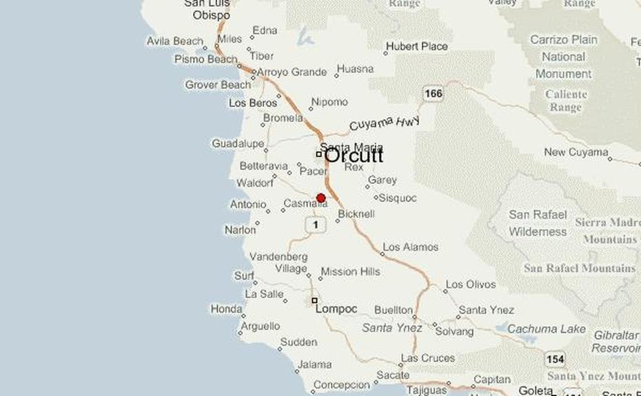 Orcutt California, California Topographic, Location Guide, Orcutt, United States