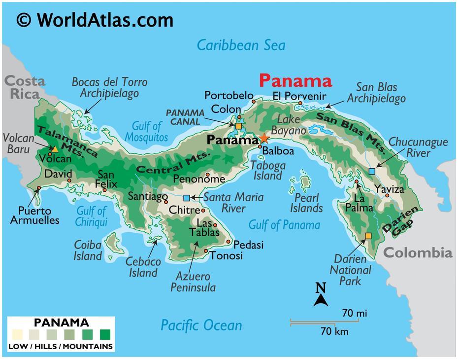 Panama Latitude, Longitude, Absolute And Relative Locations – World Atlas, Panama City, Panama, Detailed  Panama, Pcb