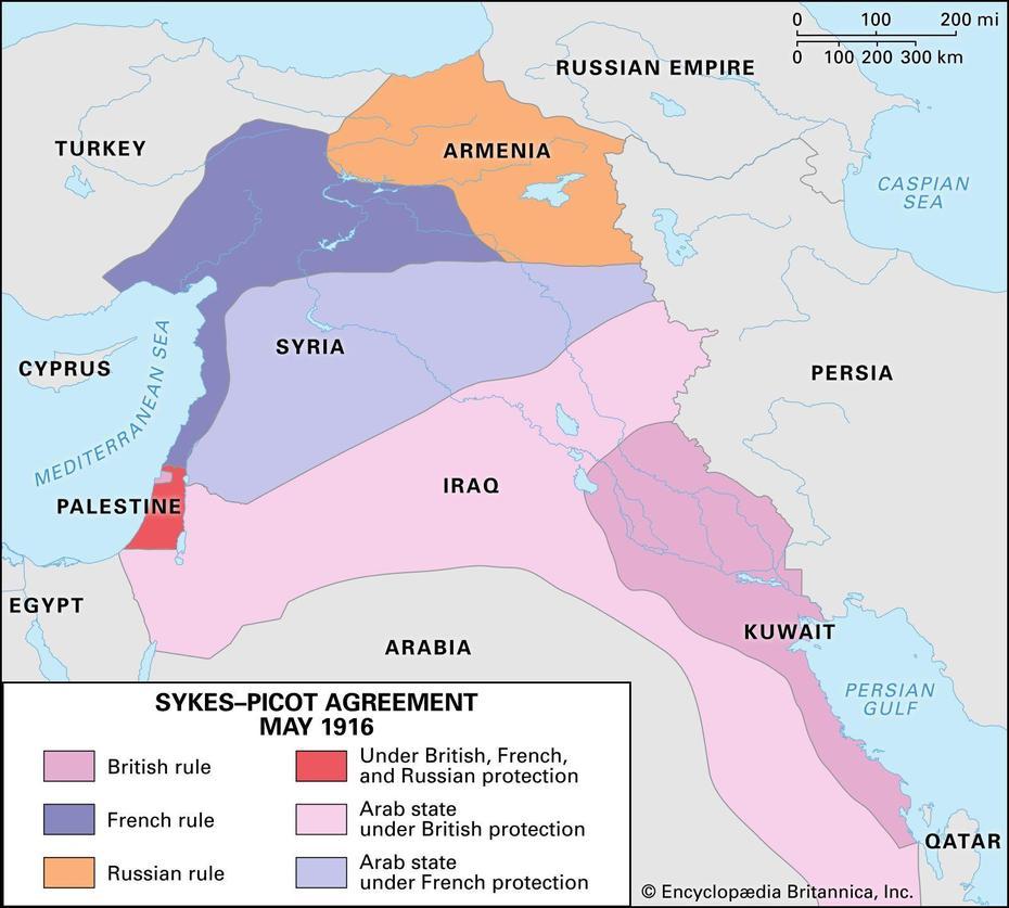 Sykes-Picot Agreement | Map, History, & Facts | Britannica, Sykiés, Greece, Agrinio Greece, Nice Places To Visit In Greece