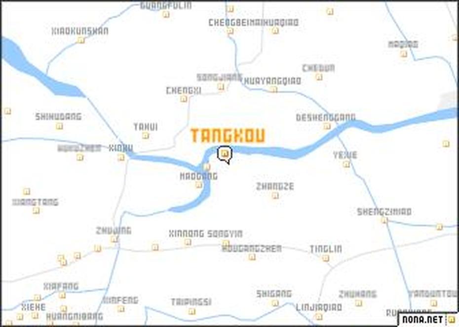 Tangkou (China) Map – Nona, Tongkou, China, China  Printable, Of China Provinces