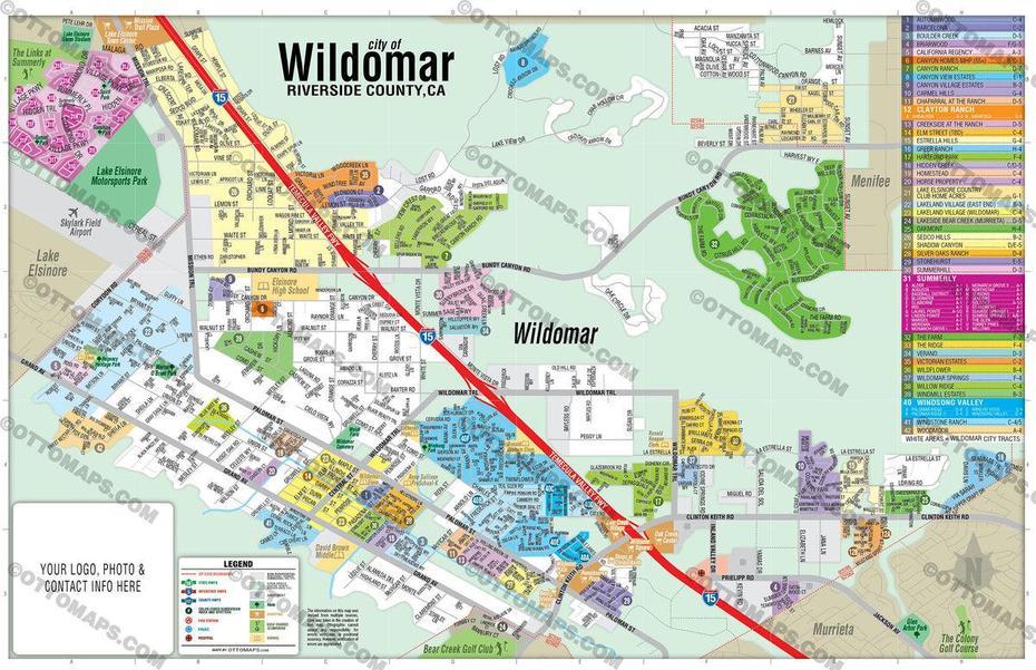 Wildomar Map, Riverside County, Ca – Pdf, Editable, Royalty Free  Otto …, Wildomar, United States, Wildomar Fire, Wildomar Weather