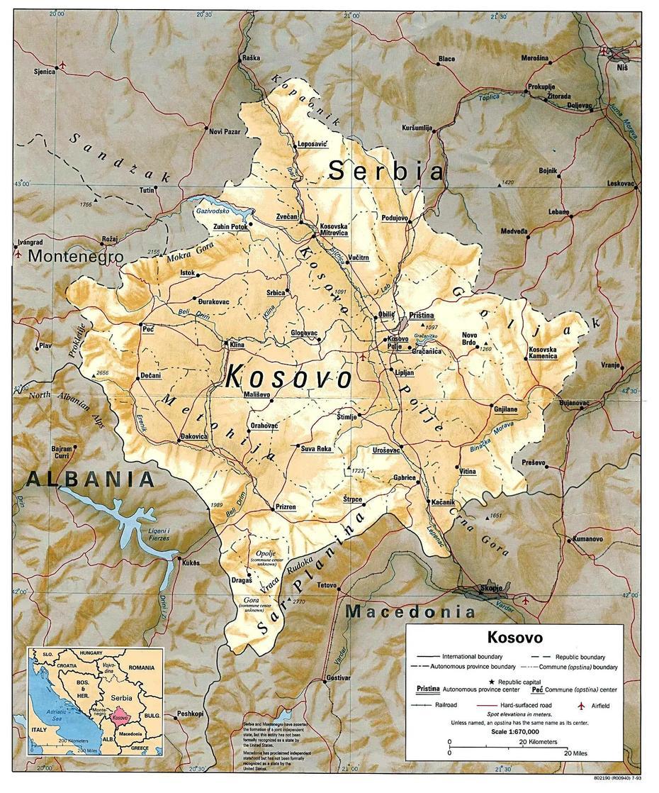 25 Best Maps Images, Fushë Kosovë, Kosovo, Banja E  Pejes, Serbia And Kosovo