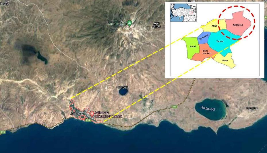 Adilcevaz Nerede? Adilcevaza Nasl Gidilir? Adilcevaz Haritas, Adilcevaz, Turkey, Bodrum Turkey, Turkey  Outline