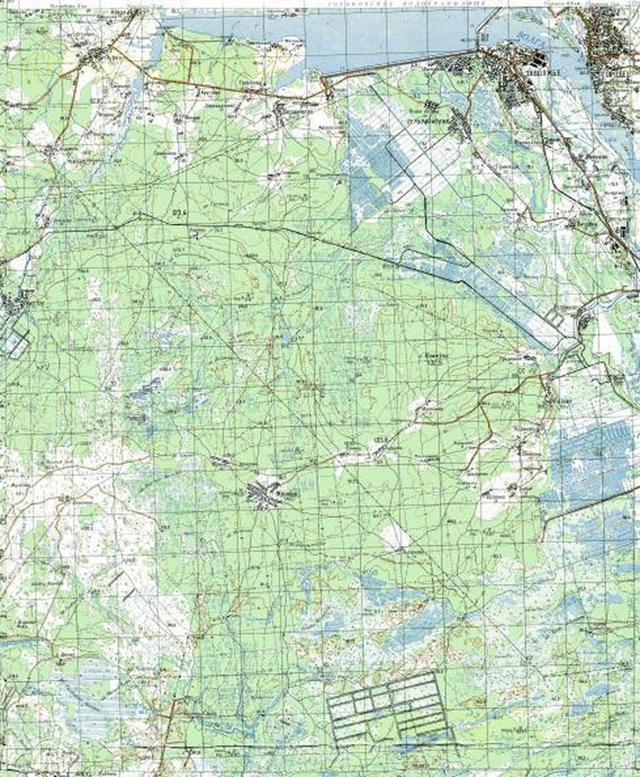 B”Download Topographic Map In Area Of Gorodets, Zavolzhye, Konevo …”, Gorodets, Russia, Omsk Russia, South Russia