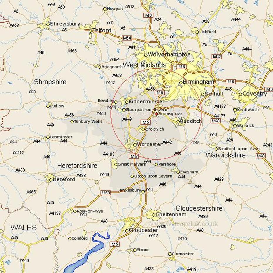 Bromsgrove Map – Street And Road Maps Of Worcestershire England Uk, Bromsgrove, United Kingdom, Bromsgrove, United Kingdom