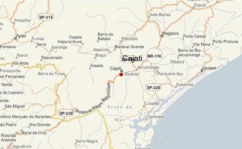 Cajati Location Guide, Cajati, Brazil, Brazil  Printable, Simple Brazil