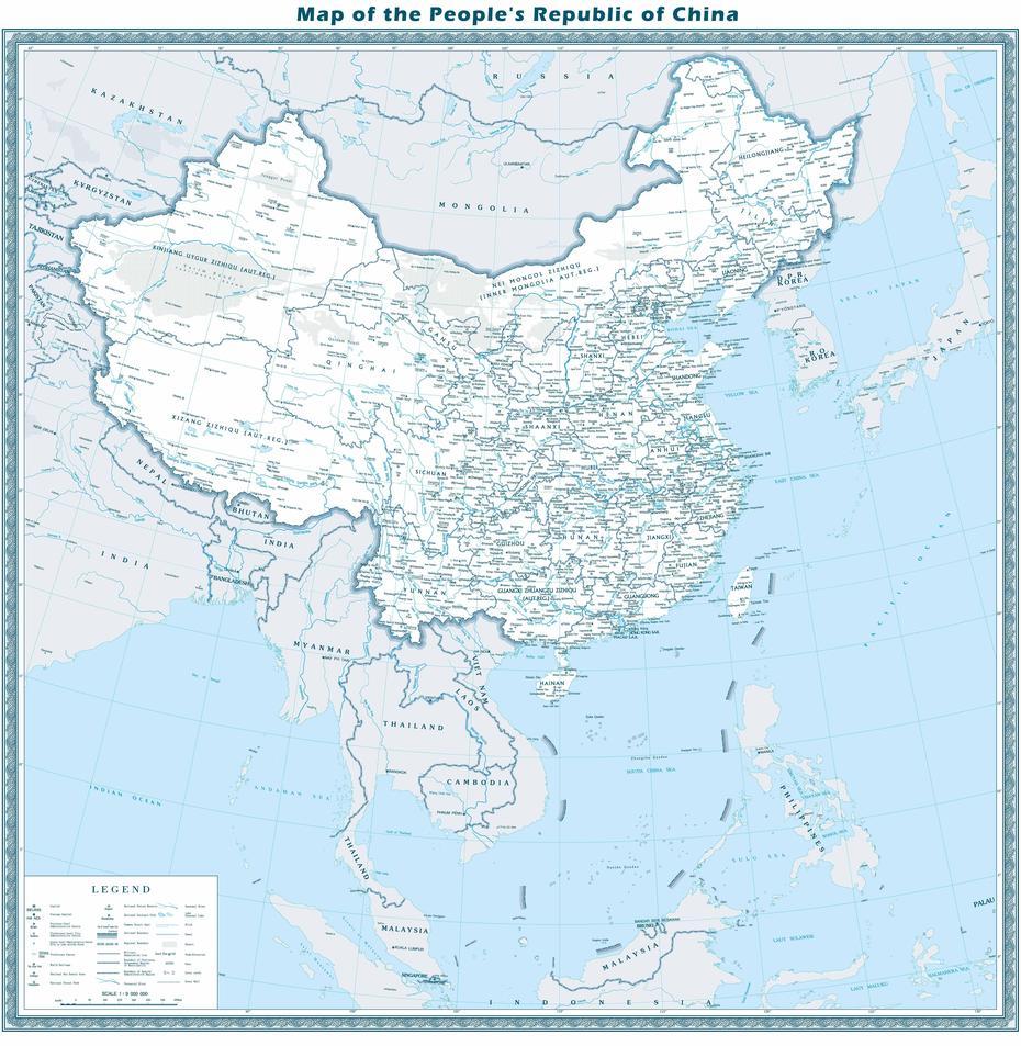China Map – Map Of Chinese Provinces And Major Cities, Jiexiu, China, China  Simple, Eastern China