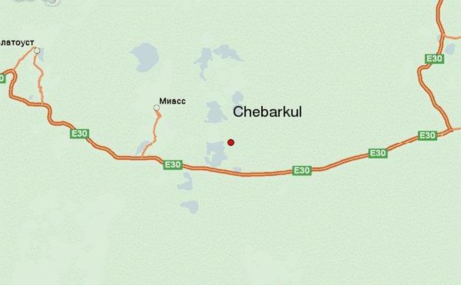 European Russia, Russia  With Cities, Chebarkul Location, Chebarkul, Russia