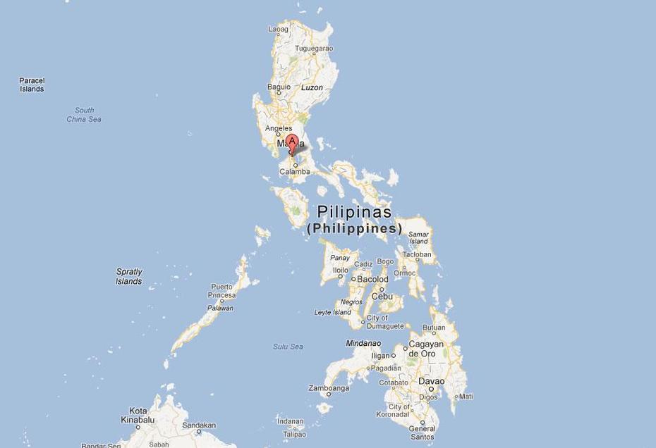 Las Pinas Map, Las Piñas City, Philippines, Caloocan City Philippines, Pilar Village Las Pinas