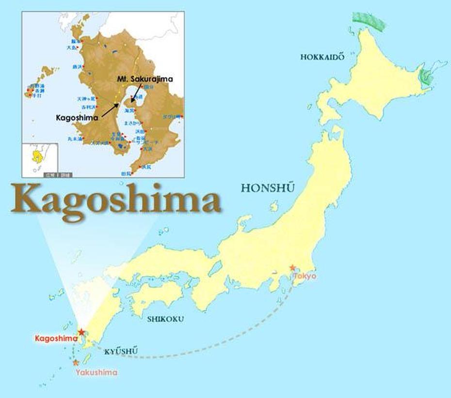 Map 2 — Kagoshima Photo – Jim Markowich Photos At Pbase, Kagoshima, Japan, Miyazaki Japan, Nagasaki On Japan