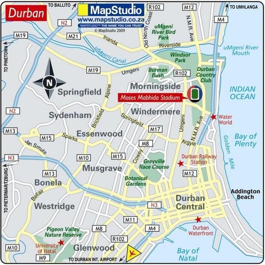 Map Of Durban South Africa, Durban, South Africa, Durban Beach South Africa, Soweto South Africa