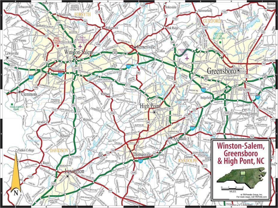 Map Of Greensboro North Carolina – Travelsmaps, Greensboro, United States, North Carolina  Nc, Greensboro Nc City