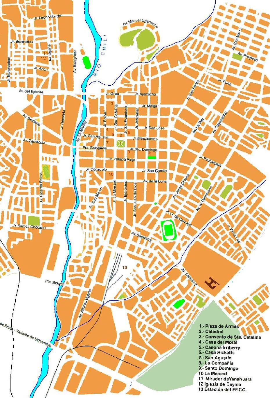 Mapas De Arequipa – Peru | Mapasblog, Arequipa, Peru, Peru Cities, Santa Catalina Arequipa Peru