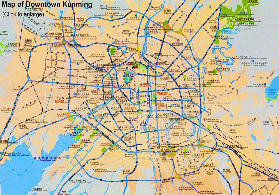 Maps Of Kunming, Kunming, China, Jiaxing China, Kunming Altitude