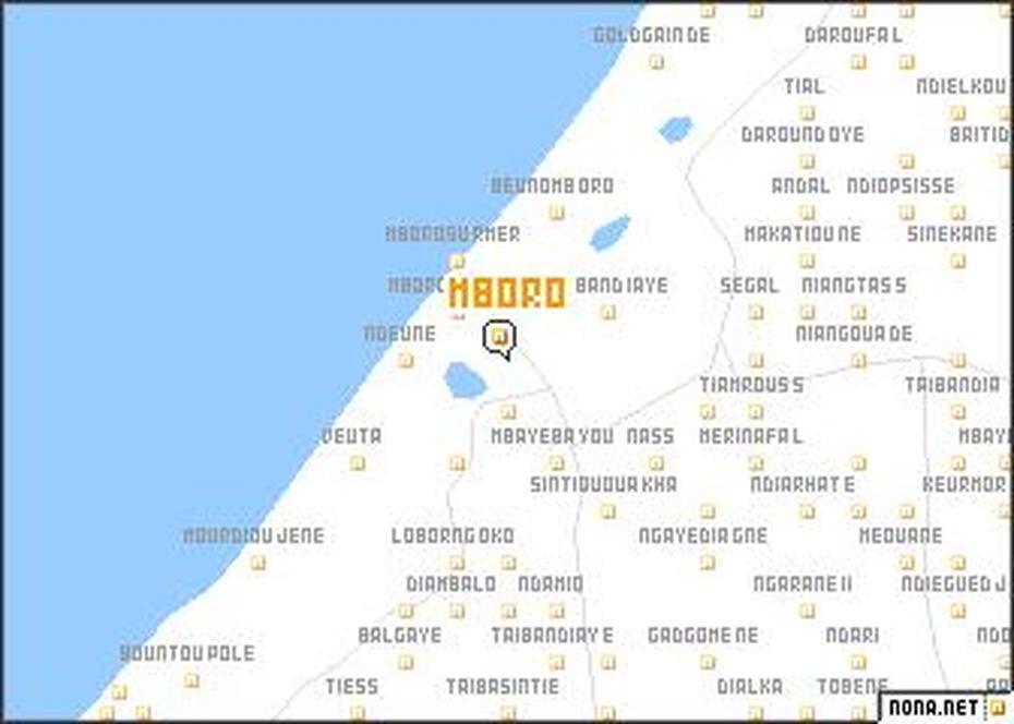 Mboro (Senegal) Map – Nona, Mboro, Senegal, Senegal Beaches, Mboro Inonaka