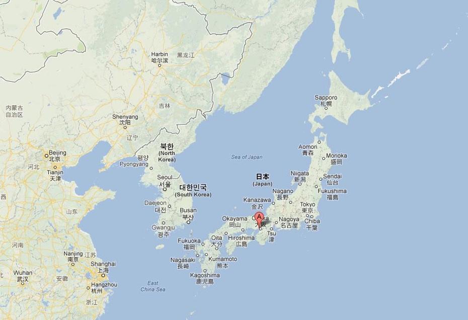 Nishinomiya Map And Nishinomiya Satellite Image, Nishinomiya-Hama, Japan, Koshien, Koshien  Stadium