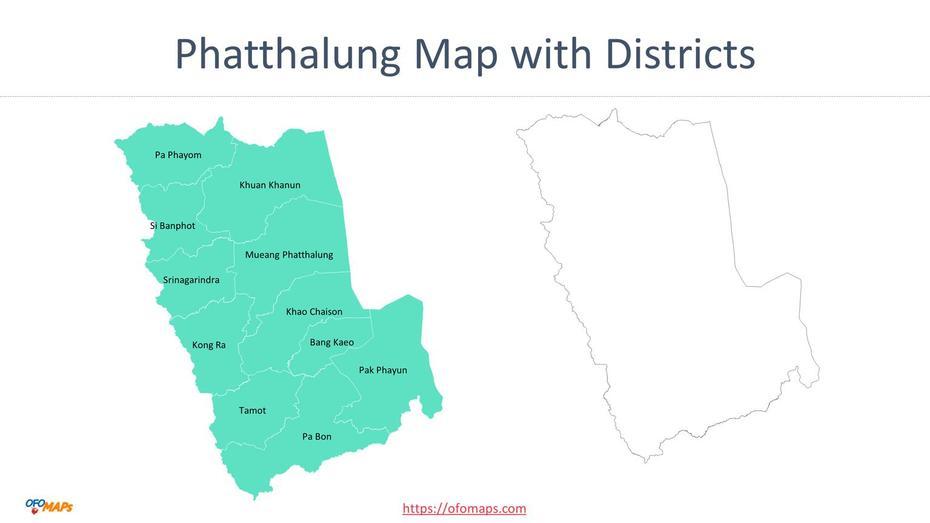 Phatthalung Map Of Thailand – Ofo Maps, Phatthalung, Thailand, Thailand Provinces, Phitsanulok Thailand