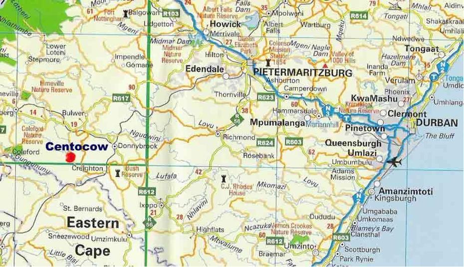 Pietermaritzburg Map, Pietermaritzburg, South Africa, Natal Africa, Pietermaritzburg Kwazulu-Natal