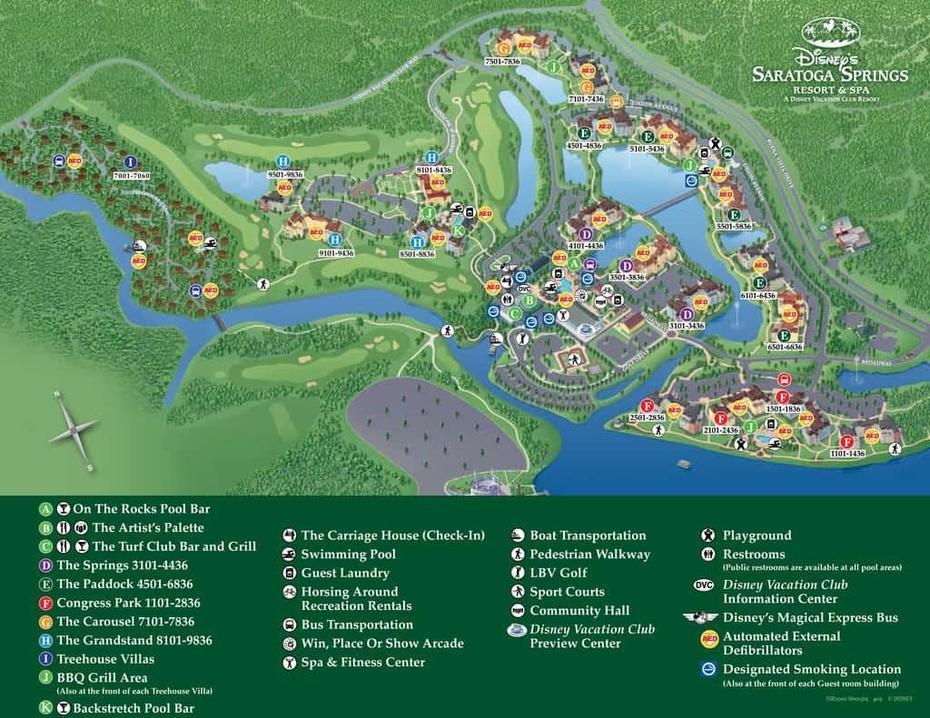 Saratoga Springs Resort Map – Kennythepirate, Saratoga Springs, United States, Saratoga Springs Ny, Saratoga Springs Ny