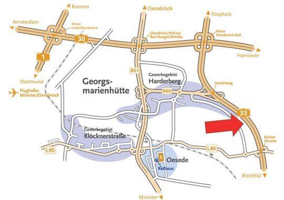 Stadt Georgsmarienhutte, 3,0 Ha Gewerbegebiet, 1,2 Ha Mischgebiet, Georgsmarienhütte, Germany, Georgsmarienhütte, Germany