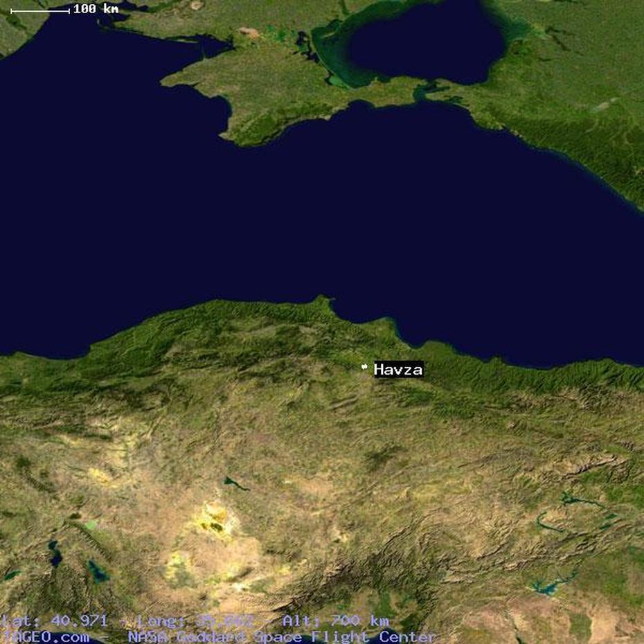Turkey  Outline, Turkey  With Cities, Havza, Havza, Turkey