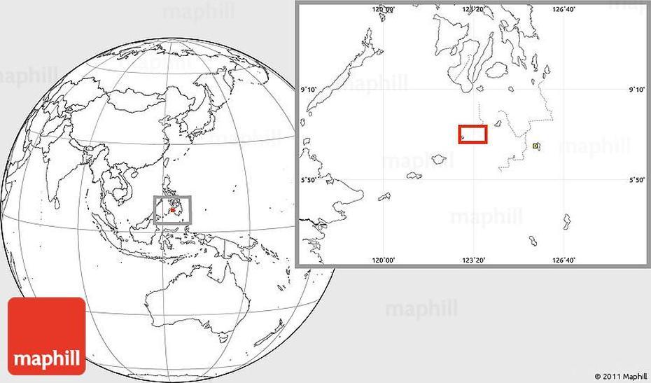Blank Location Map Of Kumalarang, Kumalarang, Philippines, Philippines  Luzon Manila, Cebu Island Philippines