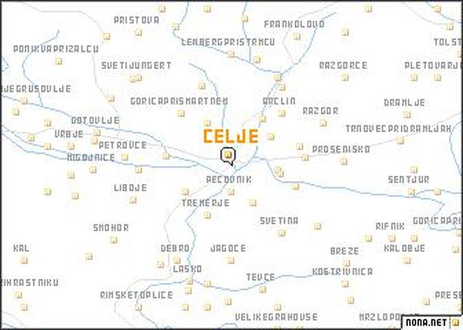 Celje (Slovenia) Map – Nona, Celje, Slovenia, Novo Mesto Slovenia, Slovenia Area