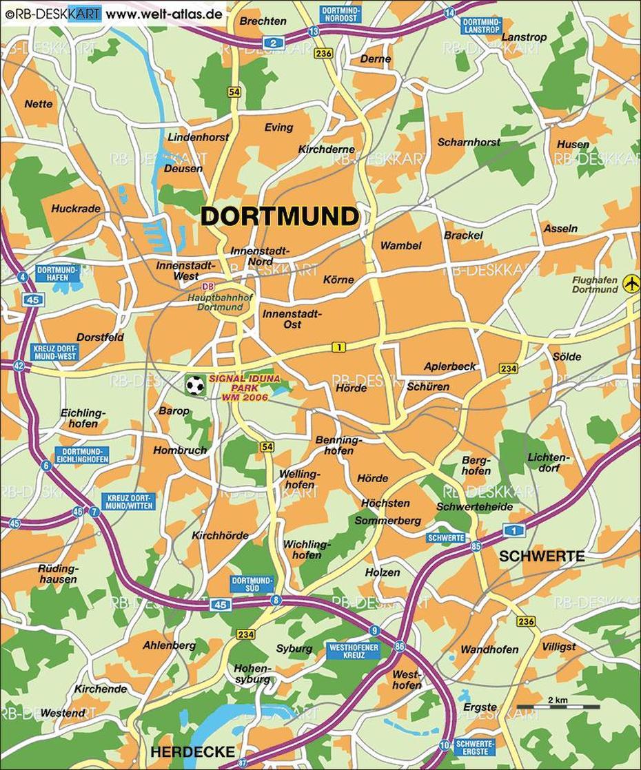 Dortmund Map, Dortmund, Germany, Brandenburg Germany, Where Is Dortmund