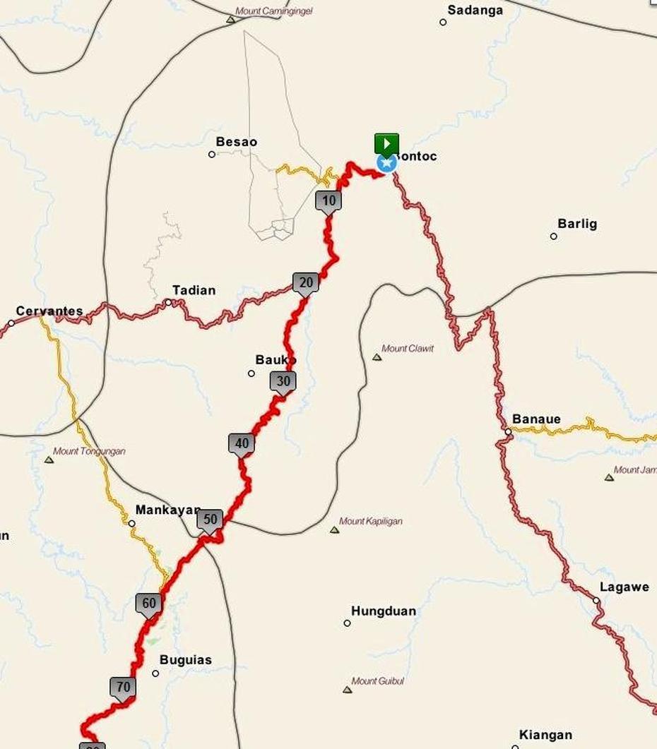 An Igorot Journey: The Mountain Trail, Sabangan-Bauko, Mountain Province, Bauko, Philippines, Topographic  Philippines, Besao Mountain  Province