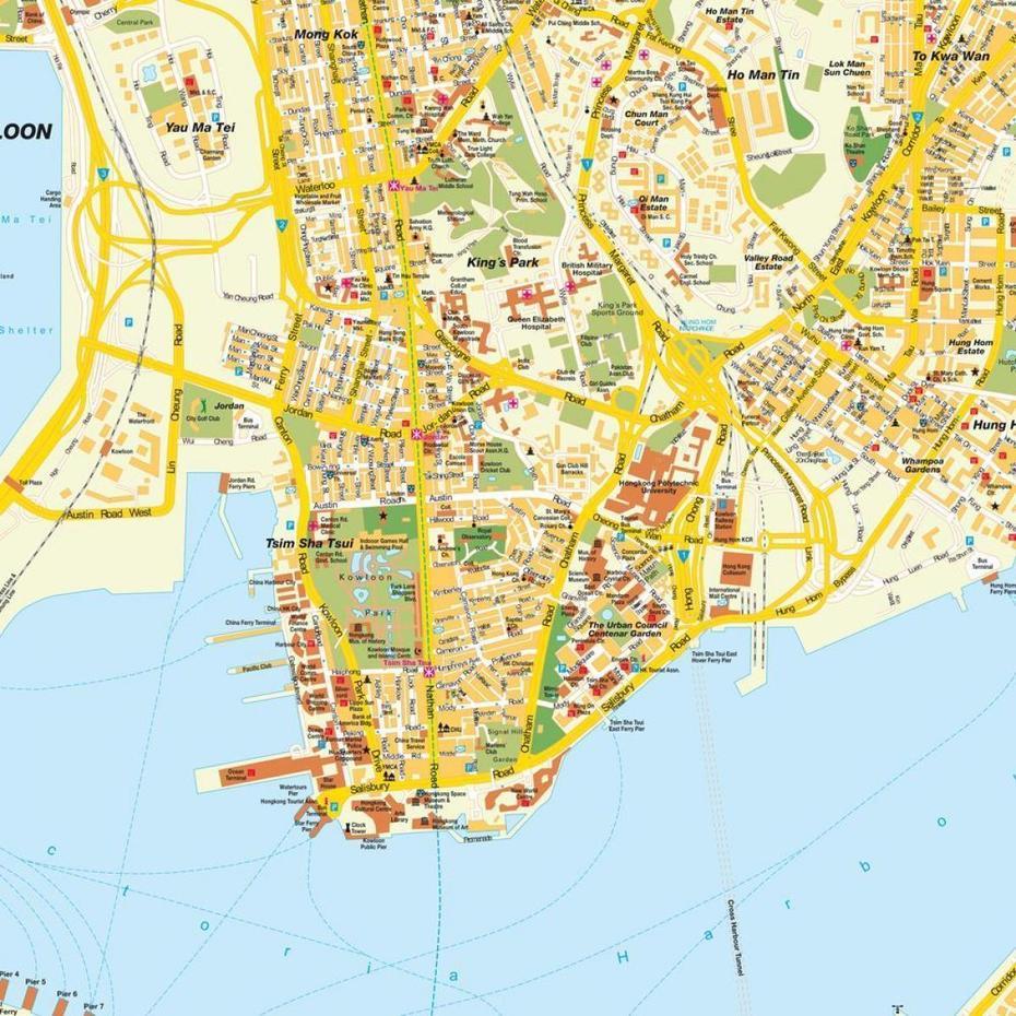 Kowloon Hong Kong Map – Map Of Kowloon Hong Kong (China), Kowloon, Hong Kong, Hong Kong A, Hong Kong Street