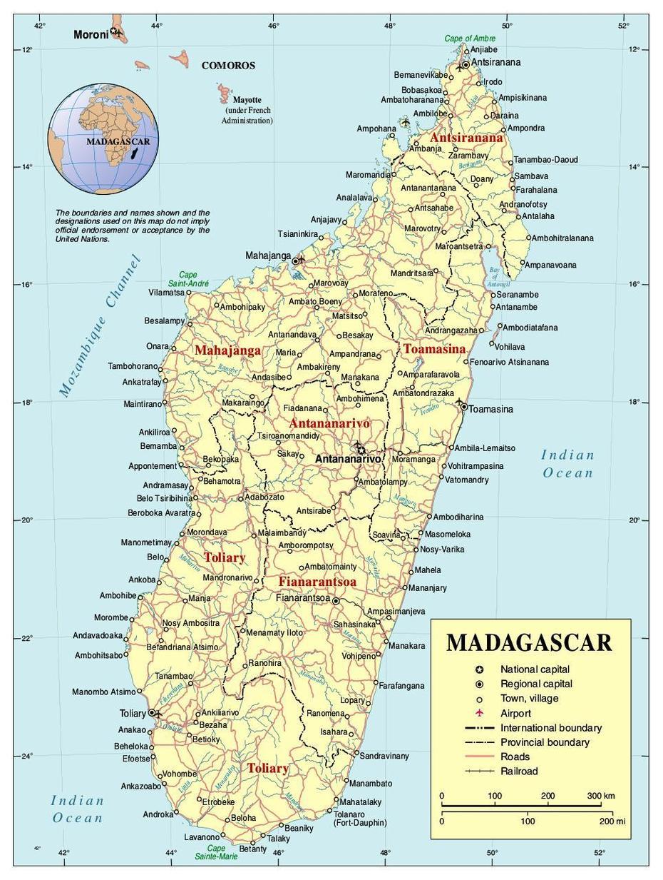 Madagascar Road Map – Map Of Madagascar Road (Eastern Africa – Africa), Miandrarivo, Madagascar, Madagascar Climate, Madagascar Rivers