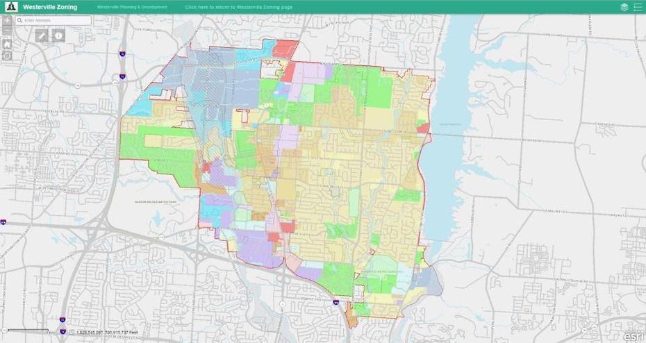 Map Of Westerville Ohio, Westerville, United States, Sandusky Ohio, Westerville South