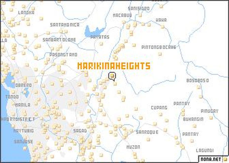 Marikina Heights (Philippines) Map – Nona, Marikina Heights, Philippines, Marikina City, Marikina River