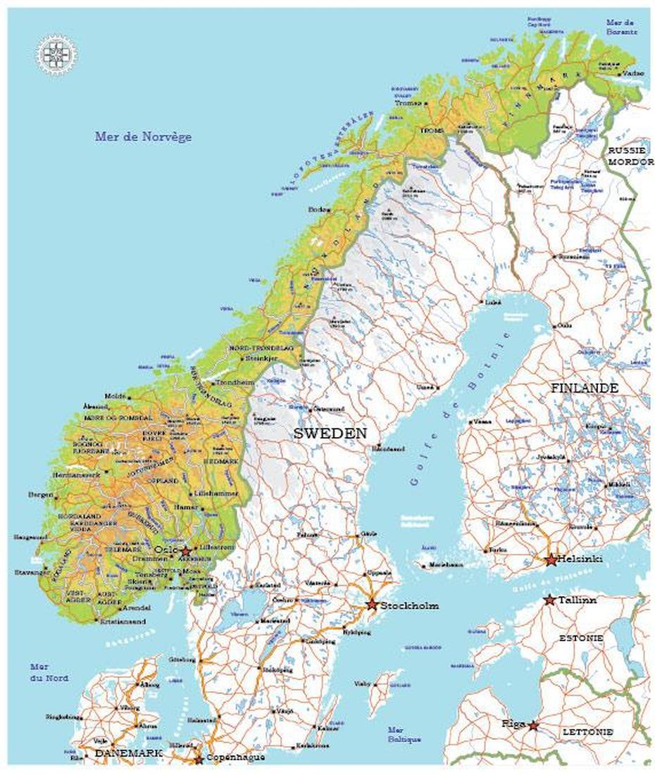 Norway 01 Map Vector Printable Admin Topo Full Editable Adobe …, Oppegård, Norway, Geiranger Norway, Norway City