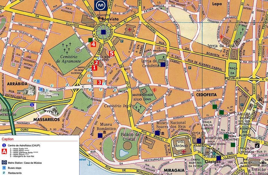 Porto Map, Porto, Portugal, Porto Tourist, Porto Tourism