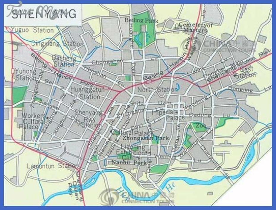 Shenyang Map Tourist Attractions – Toursmaps, Fenyang, China, Xi An On China, Xianyang  Pyramid