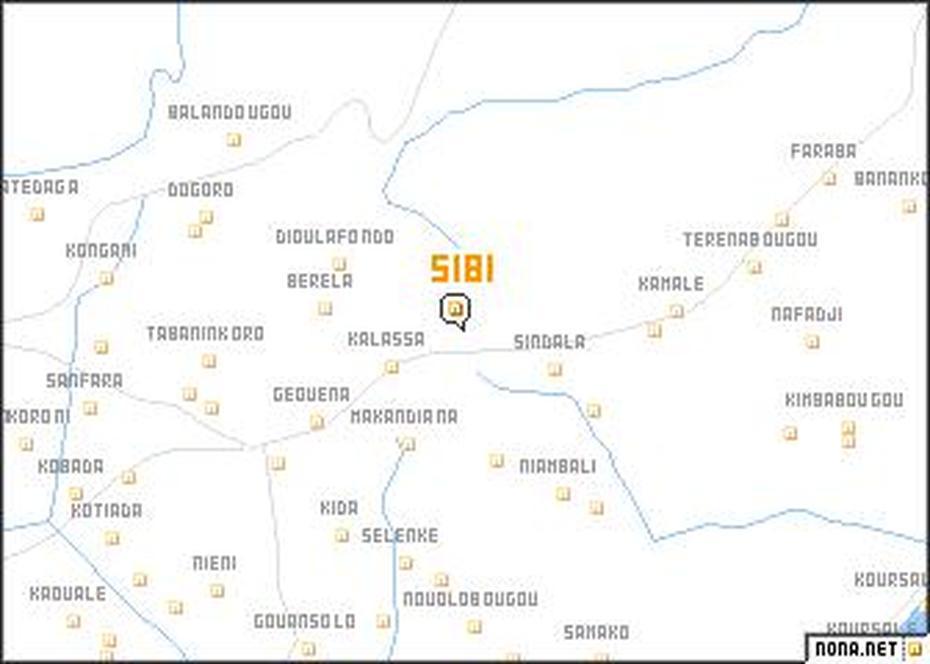 Sibi (Mali) Map – Nona, Sibi, Mali, Mali Flag, Mali Flag