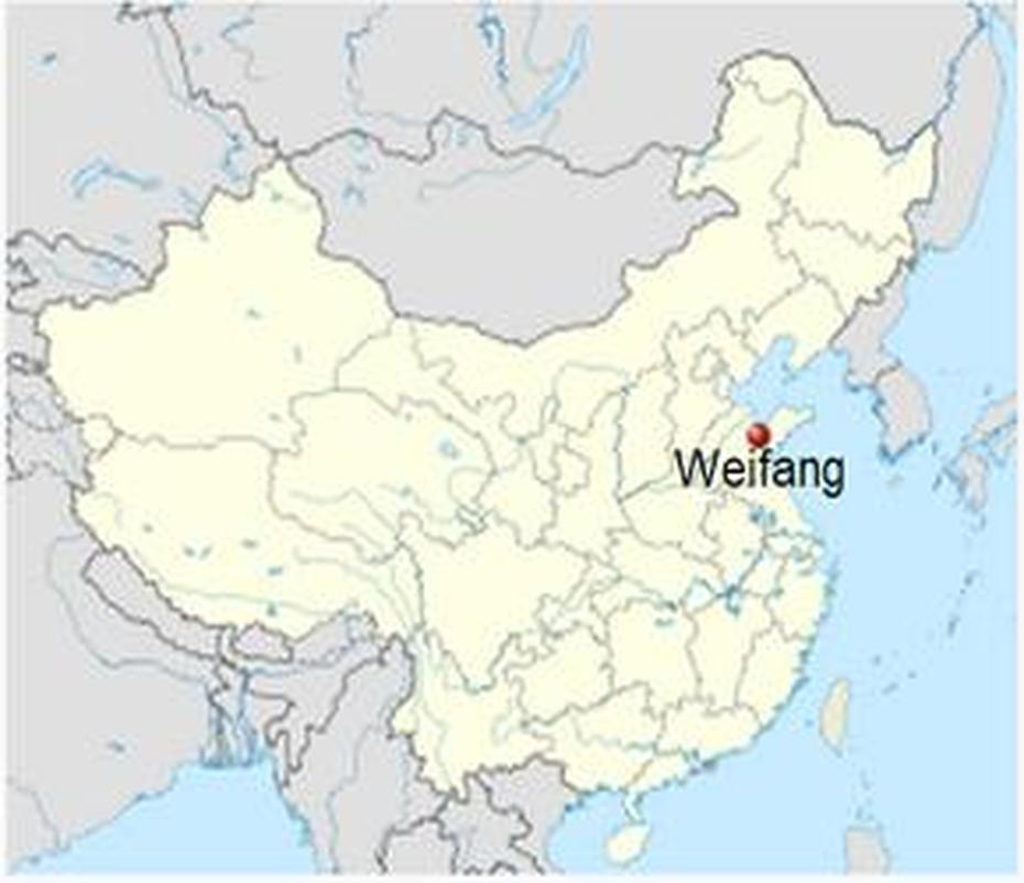 Weifang China Map ~ Googlesalt, Wafangdian, China, China  Svg, Cities In China